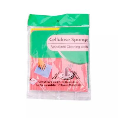 China Sustainable Universal Reusable Tissue Marketer Use Cellulose Towels / Cellulose Cleaning Sponge Towel for sale