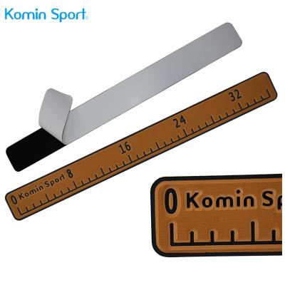 China Boat / Yacht / Kayak Flooring Komin Sport EVA Foam Fish Rulers Light Brown For Fishing Boat for sale