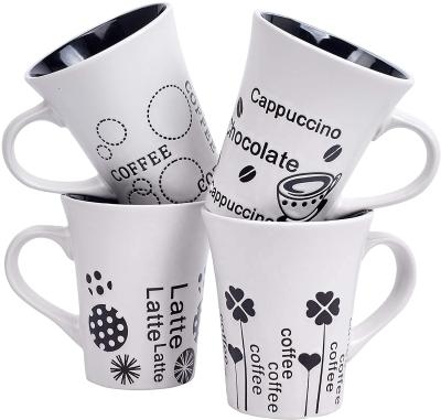 China 12oz viable creative and customizable stylish mugs with coffee design mug makers for sale