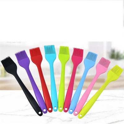 China China Wholesale Food Grade Large Multicolor Silicone Oil Brush Easily Cleaned Barbecue Brush Brush for sale