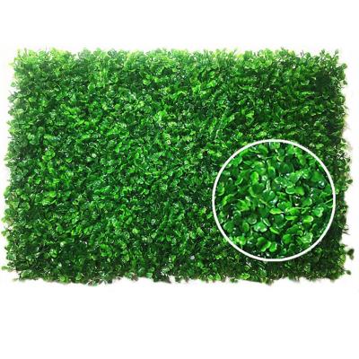 China Environmental Indoor Outdoor Green Leaf Fence System Artificial Green Grass Wall Panel Artificial Green Wall for sale