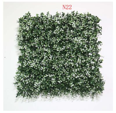 China Environmental Outdoor Fake Grass Hedge Plant Hedge Boxwood Wall Leaf Indoor Plant Wall Artificial Wall for sale