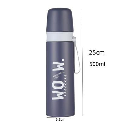 China Hot Selling Colorful Stainless OEM Viable Cute Portable Drinking Steel Water Bottles Sports Water Bottle Insulated For Kids Student for sale