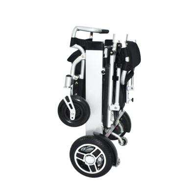 China Motorized Wheelchairs Folding Electric Wheelchair D06 With 6Ah 120KG Batteries for sale