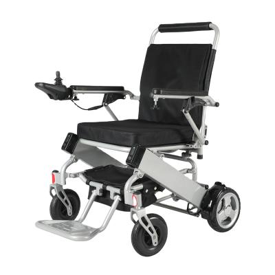 China Hot Sale Aluminum Alloy Lightweight 1 Second Fold / Unfold Power Electric Wheelchair for sale