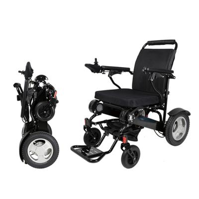 China 7003 titanium-aluminum alloy JBH power aerospace pediatric folding wheelchair with 8