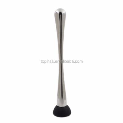 China Sustainable rubber head with long handle stainless steel messy person barware set for sale