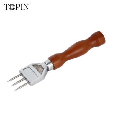 China The three viable needles of ice picks with wooden handle cocktail bar accessories for sale