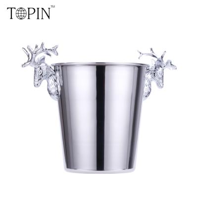 China Sustainable Design Stainless Steel Ice Bucket Delux Customized Ice Cooler for sale