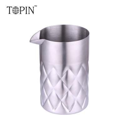 China Sustainable High Quality 600ml Stainless Steel Mixing Jug Professional Custom Design Bar Tools for sale