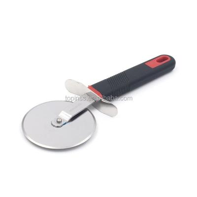 China Durable Stainless Steel Pizza Cutter Knife Round Wheel Pizza Cutter With PP Handle for sale