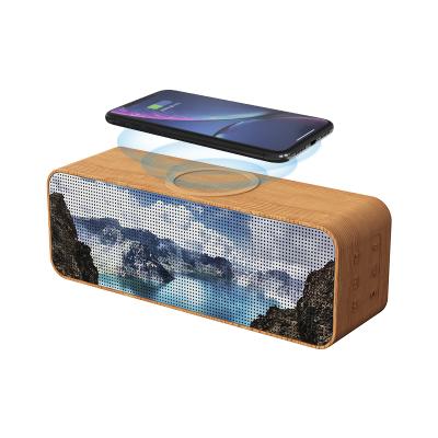 China B92 wooden mini radio aux stereo speaker alarm clock bluetooth speaker. wholesale alarm clock mini for sale