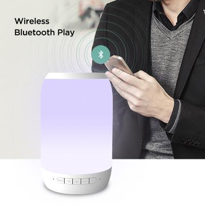 China Night Light Wireless Colorful Bluetooth Speaker Mini Wireless Bluetooth Speaker S2 With Lamp for sale