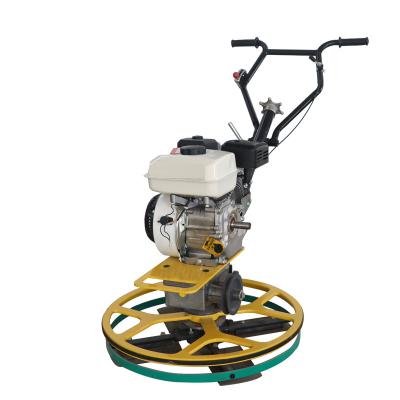 China Diameter 60cm Gasoline Engine Concrete Surface Compaction Smooth Finished Concrete Walk Behind Power Trowel Machine for sale