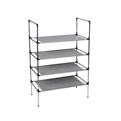 China Cheap Modern Luxury Organizer Shoes Storage Rack 4-Tier Price Rack Shelf Storage for sale