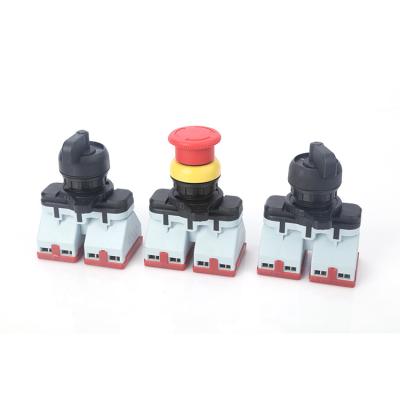 China Explosion-proof 8097 stainless steel control rotary knob two or three-speed combination push button switch for sale