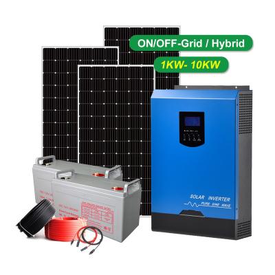 China Home Use 1KW~10kw Home Use Off Grid High Efficiency Off Grid Solar Power System Lithium Batteries For Solar Systems For Solar System for sale