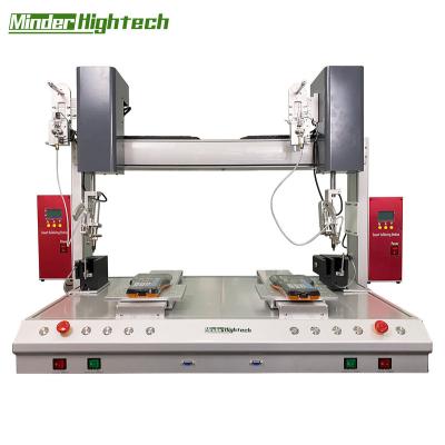 China USB Welding Automatic 2 8 Axis Worktable Double Head With Rotate Double Axis Controller And Heater Machine Welding Robot For Airplanes for sale