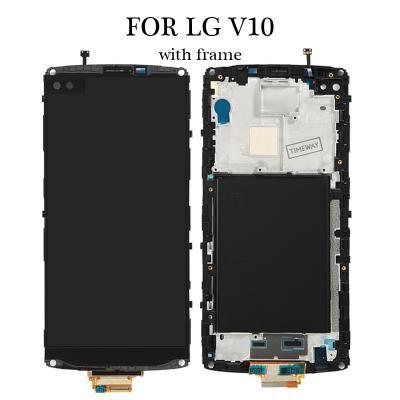 China Wholesale Price Timeway Mobile Phone LCD Touch Screen Assembly Replacement For LG V10 With Frame For LG V10 LCD for sale