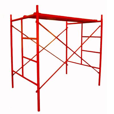 China Modern Cheap Used Price Building Material Scaffolding Layher Ladder Steel Frame For Construction for sale