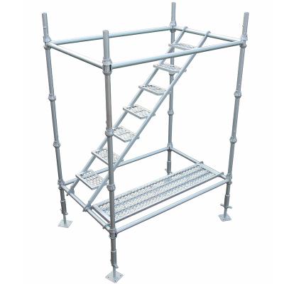 China Modern Wholesale Cross Lock Scaffolding Painted Steel Metal Bowl Lock Scaffolding for sale