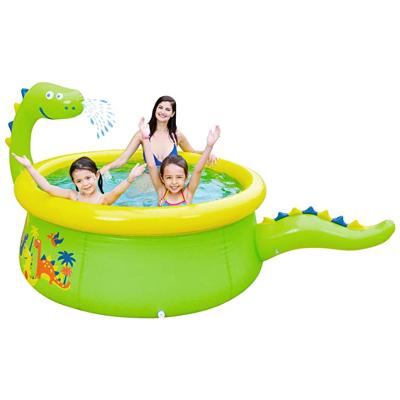 China 17786 Outdoor Inflatable Dinosaur Pool Throw Pool Portable Entertainment Pool For Kids for sale