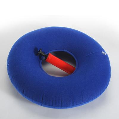 China PORTABLE Inflatable Round Cushion Mat For Coccyx Portable Inflatable Pain Relief And Hemorrhoid for sale