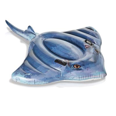 China Customized Swimming Pools 57550 Inflatable Stingray Ride-on Lifelike Animal Pool Float Measure 74 in. x 57 in. for sale