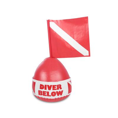 China Open Water Marker Swimming Buoy Safe Diving Buoy Outdoor Inflatable Swimming Diver for sale