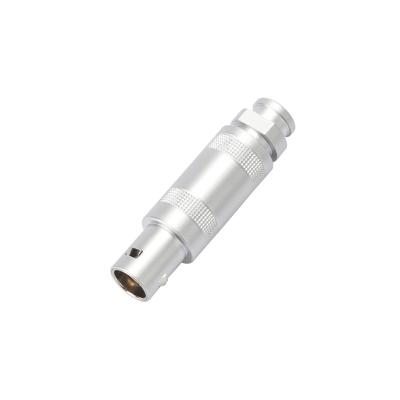 China audio & Mini 00S Unipole Circular Connector and Video Quick Connector Coaxial Male Plug and Female FFA.00.250 Plug for NDT UT Cables for sale