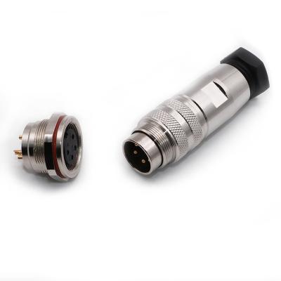 China China OEM IP67 4 Pin Pole M16 Connector Automotive Waterproof Plastic Cable Rear Plug 8pin Male Female Circular Connector for sale