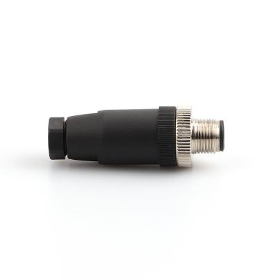 China DATA SIGNAL TRANSFER M12 waterproof connector 4 5 8 pin aviation plug sensor signal male female waterproof connector for sale