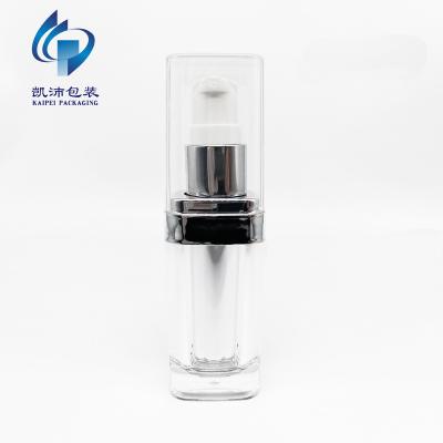 China Professional Acrylic Skin Care Cream Lotion Spray Bottle KP22L15 Eye Serum Bottle For Cosmetic Packaging for sale