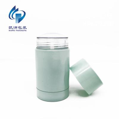 China Cosmetic Cosmetic 30ml 1OZ Round Shape Plastic Containers Deodorant Bottle For Skin Care Deodorant Stick Packaging for sale