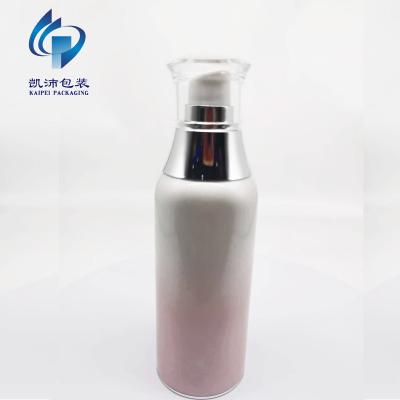 China 100ml KP630A100 Luxury Airless Skin Care Cream Bottle Packaging Plastic Cosmetic Container Airless Pump Bottle for sale