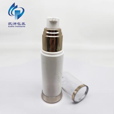 China Luxury Airless White Color Serum Lotion Airless White Color Skin Care Cream Bottle 15ml Pump For Cream Liquid for sale