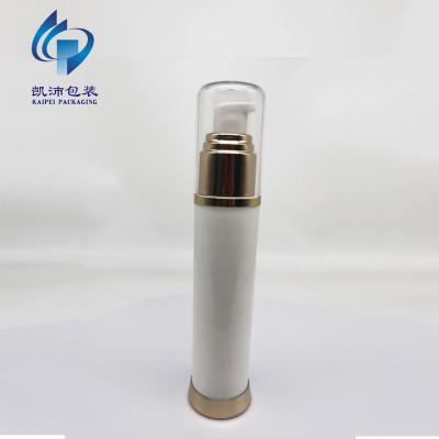 China 2OZ 50ml Skin Care Bottle KP186A50 Empty Cosmetic Empty Lotion Container Press Type Airless Cream for sale