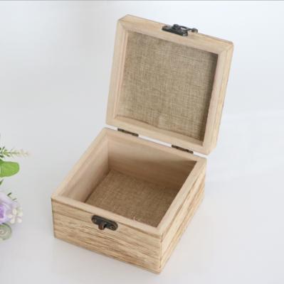 China New Design jewelry box wood material fashionable wooden jewelry box recycled jewelry packing for sale