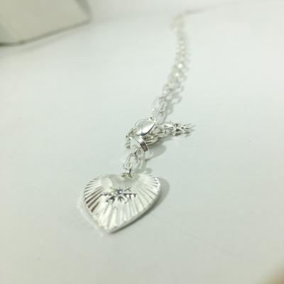 China wholesale gold heart necklace Fashion heart pendant necklace for sale