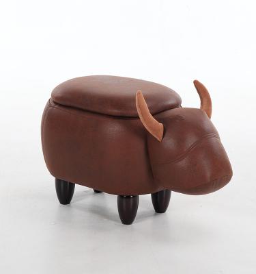 China Small Household Calf Storage Children's Stool Animal Shape Bench for sale