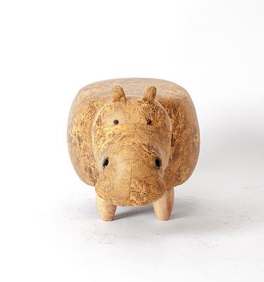 China Living Room Cute Animal Shoe Storage Stool Changing Stool for sale