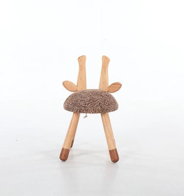 China Storage Household Furniture Wooden Children's Stool Chair Chair Animal Sitting Stool for sale