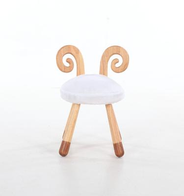 China Storage Children's Cartoon Stool Baby Seat Change Shoe Backrest Chair Small for sale