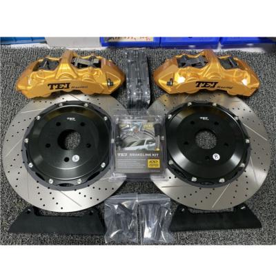 China 6082 TEI Racing Brake Kit Custom LOGO 6-Piston Caliber 405x34MM Aluminum Allo Rotor For G55 AMG W464 W463 G500 G63 G65 20 Inch Wheel for sale