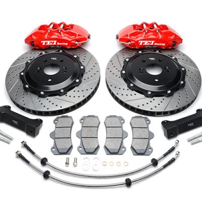 China 6082 Aluminum Alloy Big Brake Kit BBK Overhead Brake System Pads Disc Calipers 6piston P60S For 18inch Wheel Impreza WRX GDA - Brake Kits Discs Pad for sale