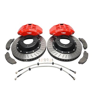 China 50% Improve Performance TRD 6piston Brake 2pieces Forged Caliber Big Brake Kit For Lx570 Land Cruiser Tundra 20inch 21inch 22inch Front Wheel for sale