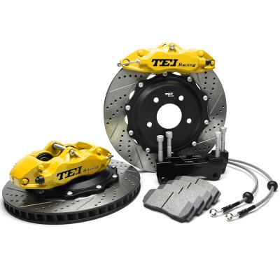 China 6082 Caliber Allo Aluminum Overhead TEI Racing Big Brake Kit 4-Piston Front Brake With 330x28mm Rotor For Focus MK2 17inch Wheel 2007-2010 for sale