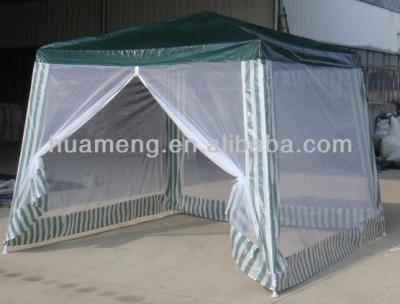 China Steel Portable Green Screen Gazebo With Mosquito Net for sale