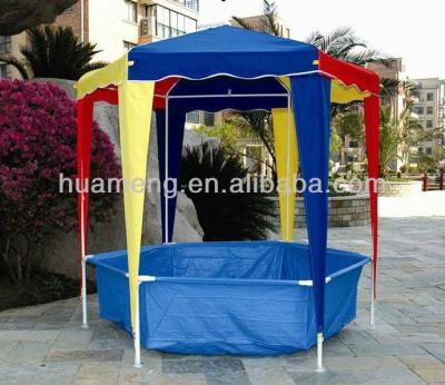 China Colorful POLY Kids Gazebos Easy Installation With Pool for sale