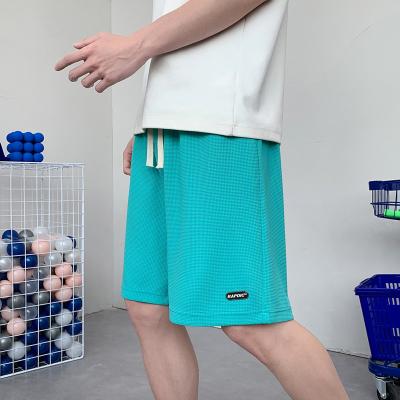 China Factory Direct Selling Energetic QUICK DRY 100%Polyester Shorts Good Klein Waffle Fabric Sale Blue Custom Casual Shorts for sale